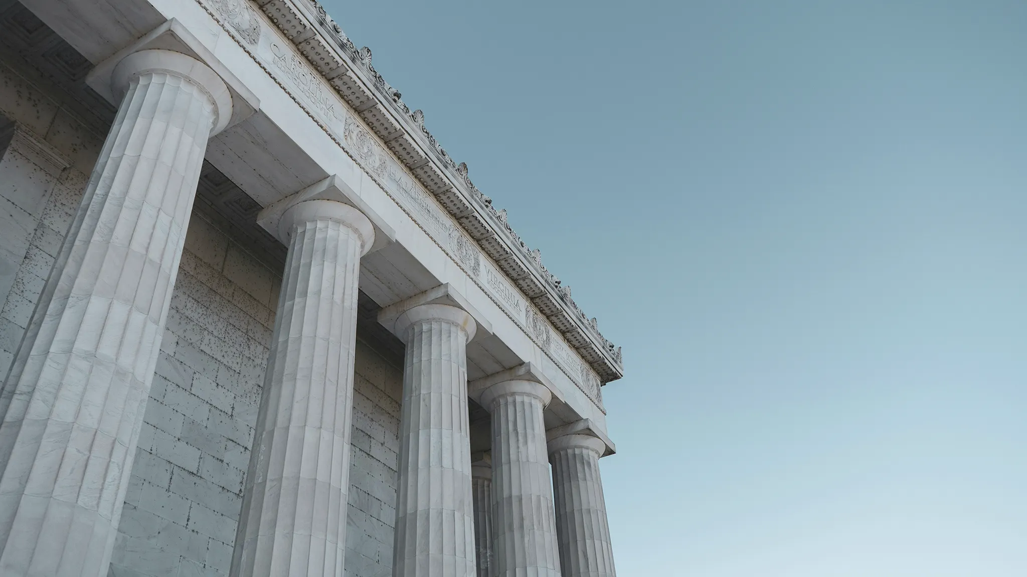 Content pillars - ancient Greek columns